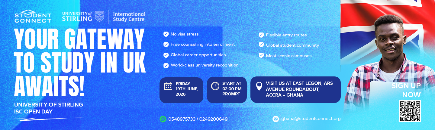 University of Stirling ISC Open Day Ghana | Study in UK from Ghana