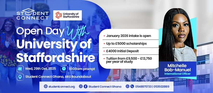 Open Day with University of Staffordshire – Ghana 2025