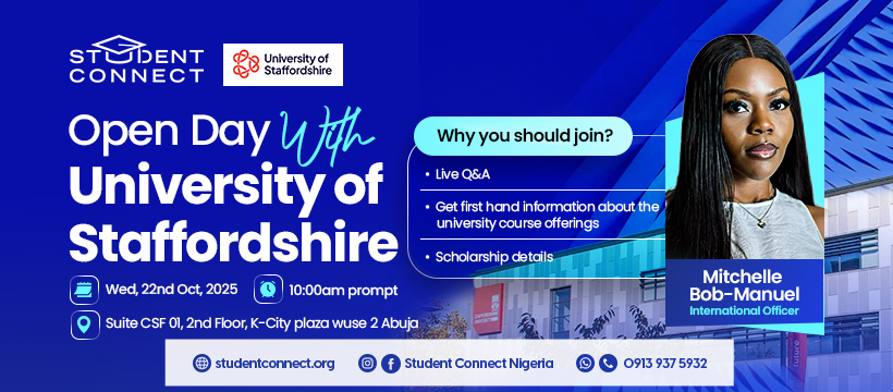 Open Day with University of Staffordshire – Abuja 2025