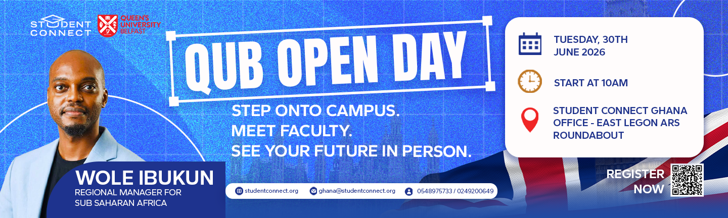 Queen's University Belfast Open Day in Ghana